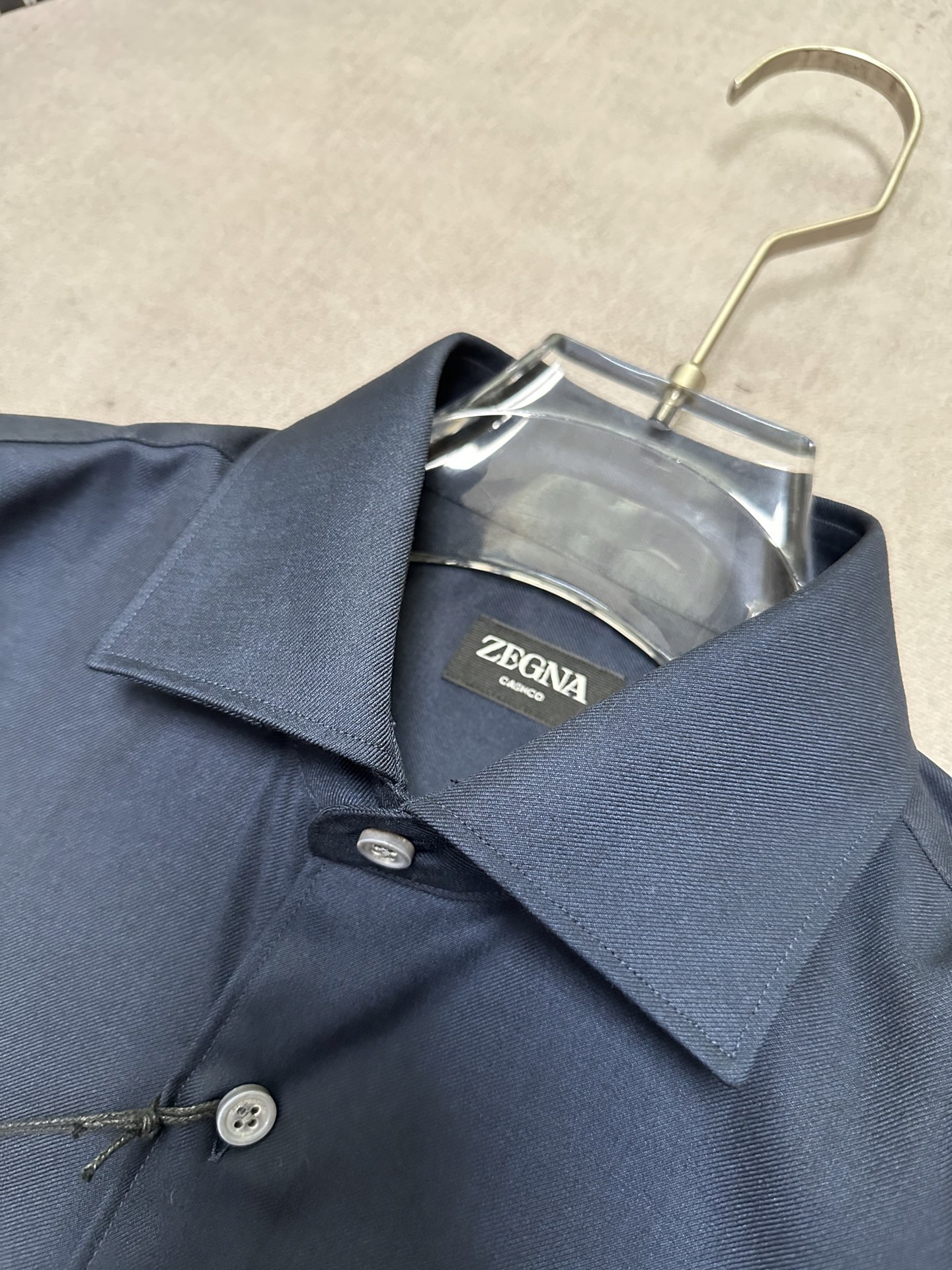 （藏蓝～）秋冬新款巨献，官网在售而且已经要售罄了的节奏。 杰尼亚Zegna，CASHCO系列。男士经典的85%棉混15%