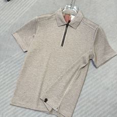 (杏色~)Loro Piana26早秋爆款风半拉链针织Polo 自带Loro Piana老钱极简格调,甄选细腻精纺 (杏色~)Loro Piana26早秋爆款风半拉链针织Polo 自带Loro Piana老钱极简格调,甄选细腻精纺