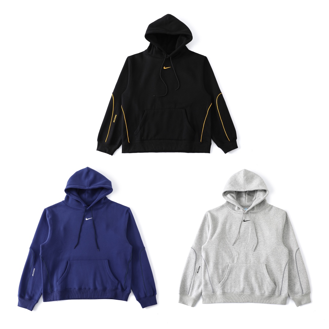 Nike x Drake NOCTA Series Guard Jacket: Velvet Fabric, Reflective Details, Multiple Colors & Sizes - 图片 1