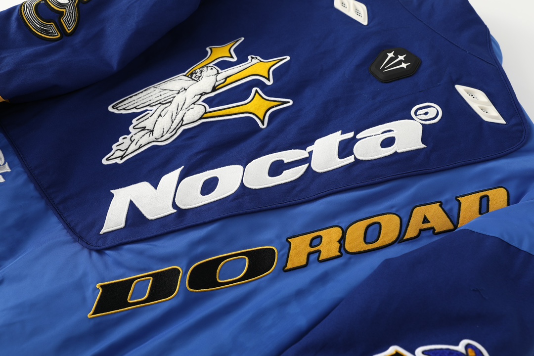 Nike x NOCTA SS24 Racing Jacket - Blue Drake Embroidered Cotton Coat 11 i1732694794 213 19