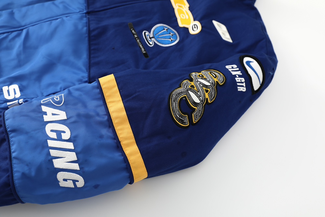 Nike x NOCTA SS24 Racing Jacket - Blue Drake Embroidered Cotton Coat 22 i1732694794 5813 3