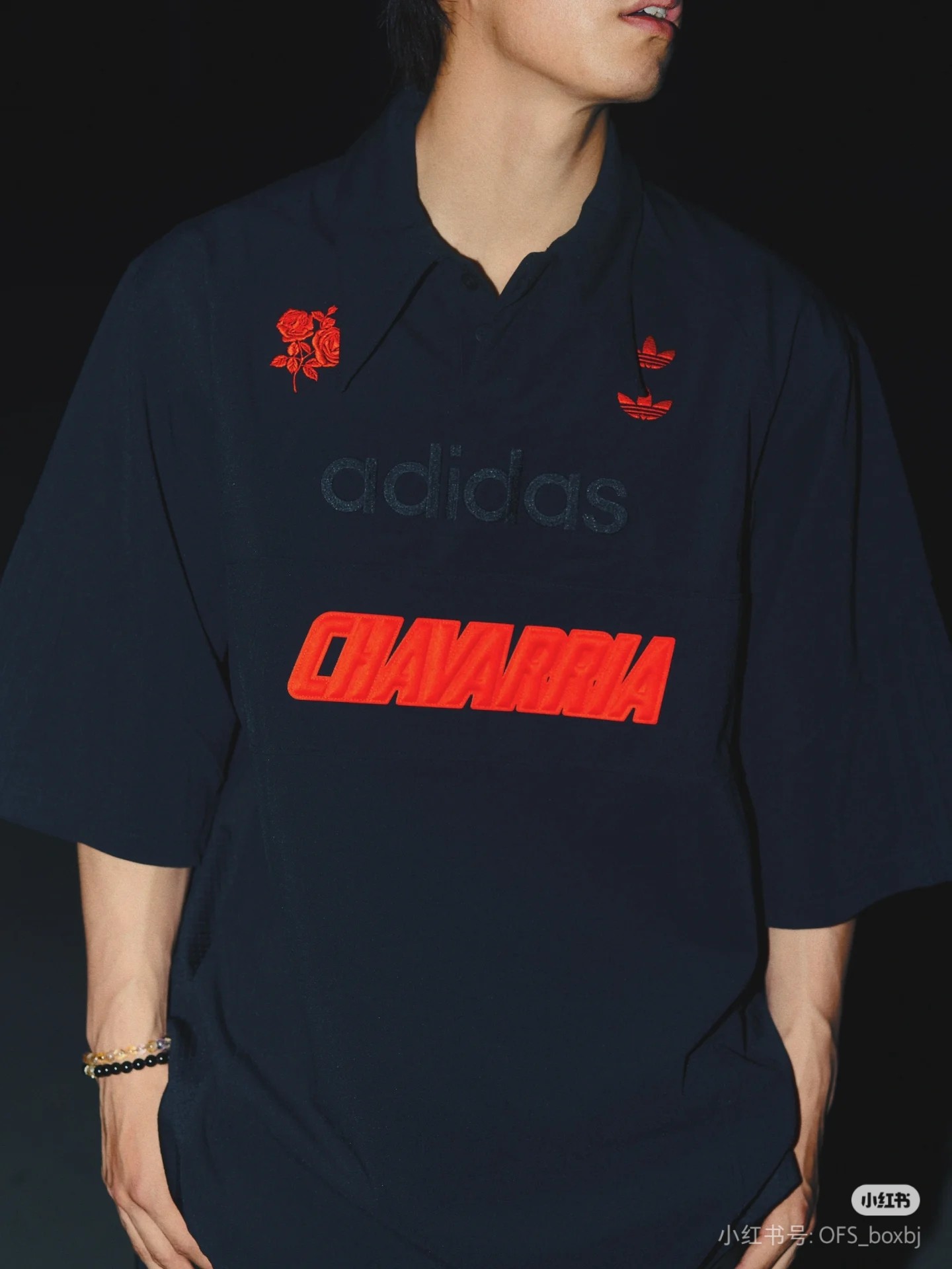 Adidas Originals x Willy Chavarria SS25 Black Polo Shirt - Comfort & Style 11 a1751960160784 7025