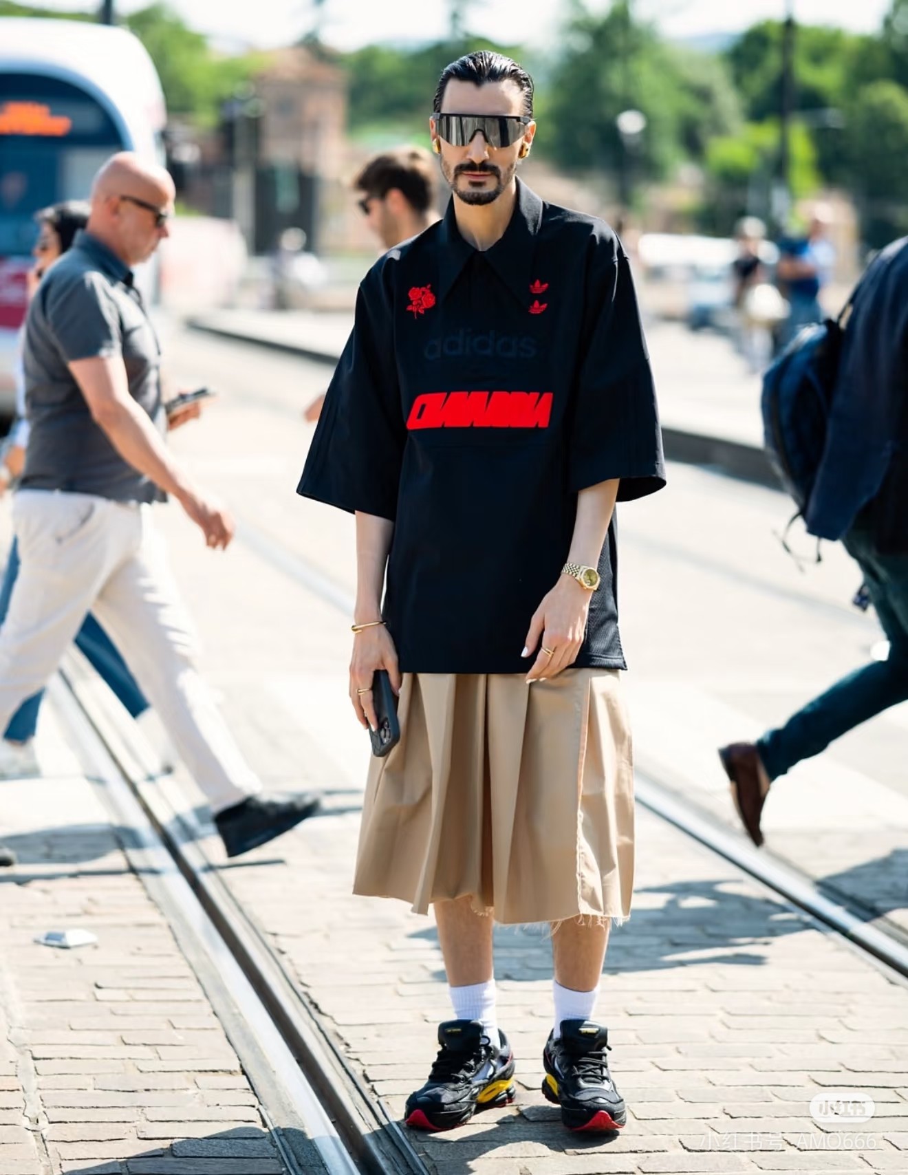 Adidas Originals x Willy Chavarria SS25 Black Polo Shirt - Comfort & Style 10 a1751960160786 0143
