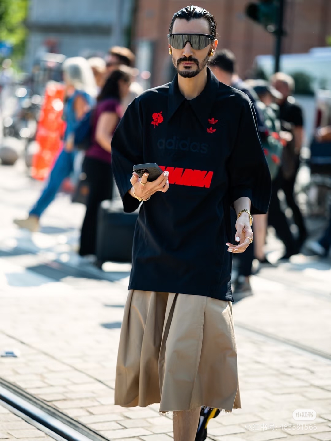 Adidas Originals x Willy Chavarria SS25 Black Polo Shirt - Comfort & Style 14 a1751960161397 2220