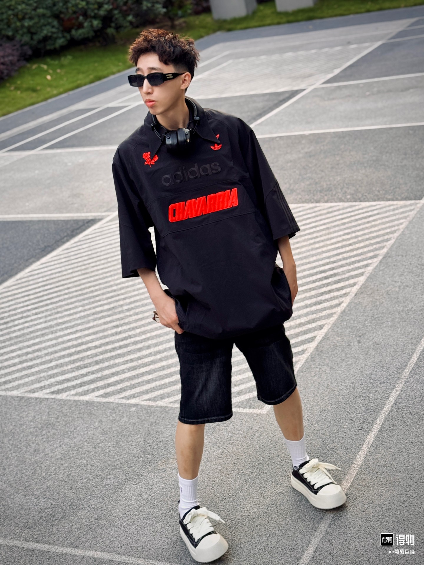 Adidas Originals x Willy Chavarria SS25 Black Polo Shirt - Comfort & Style 15 a1751960161517 3201