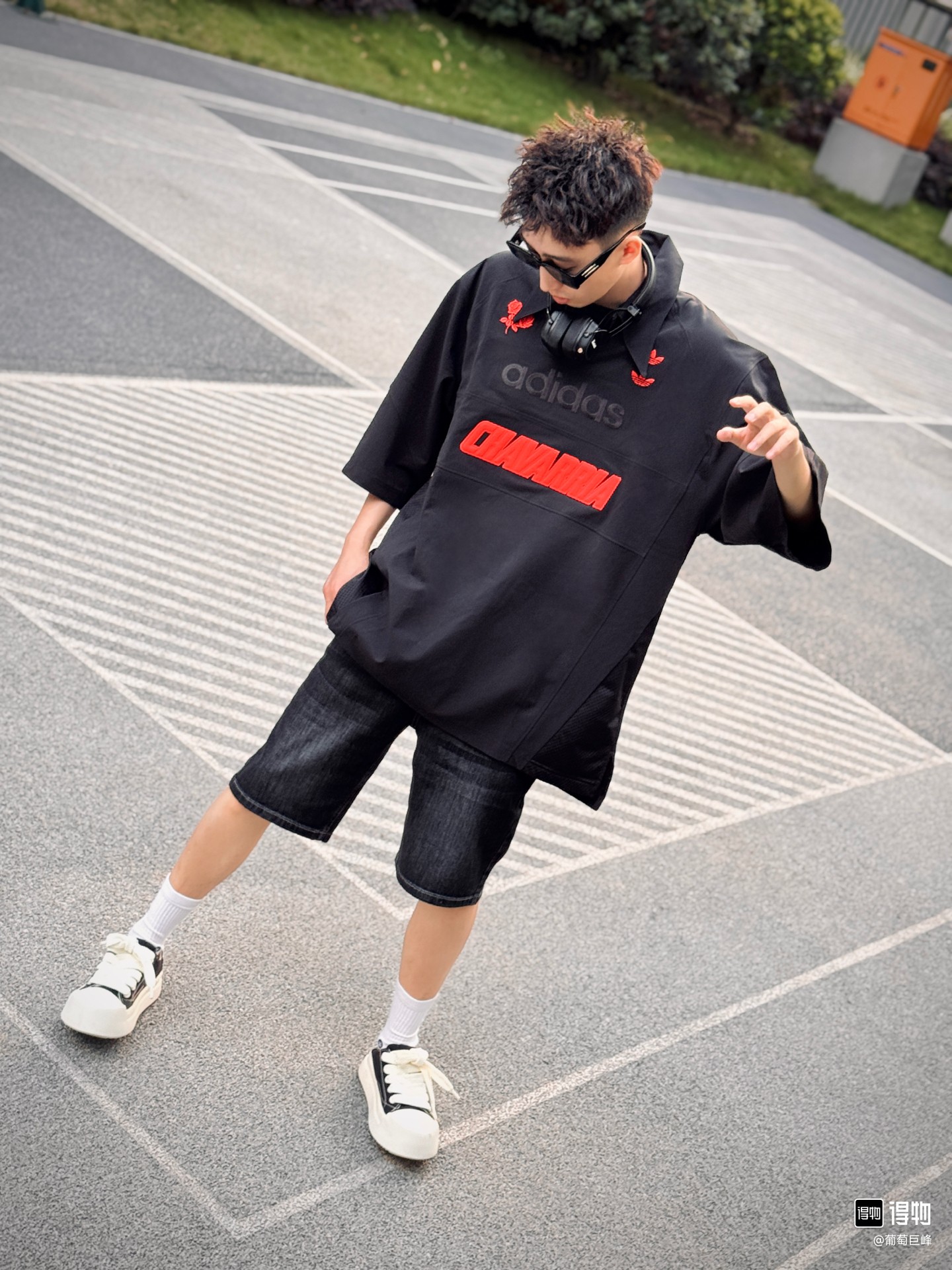 Adidas Originals x Willy Chavarria SS25 Black Polo Shirt - Comfort & Style 16 a1751960161517 6435