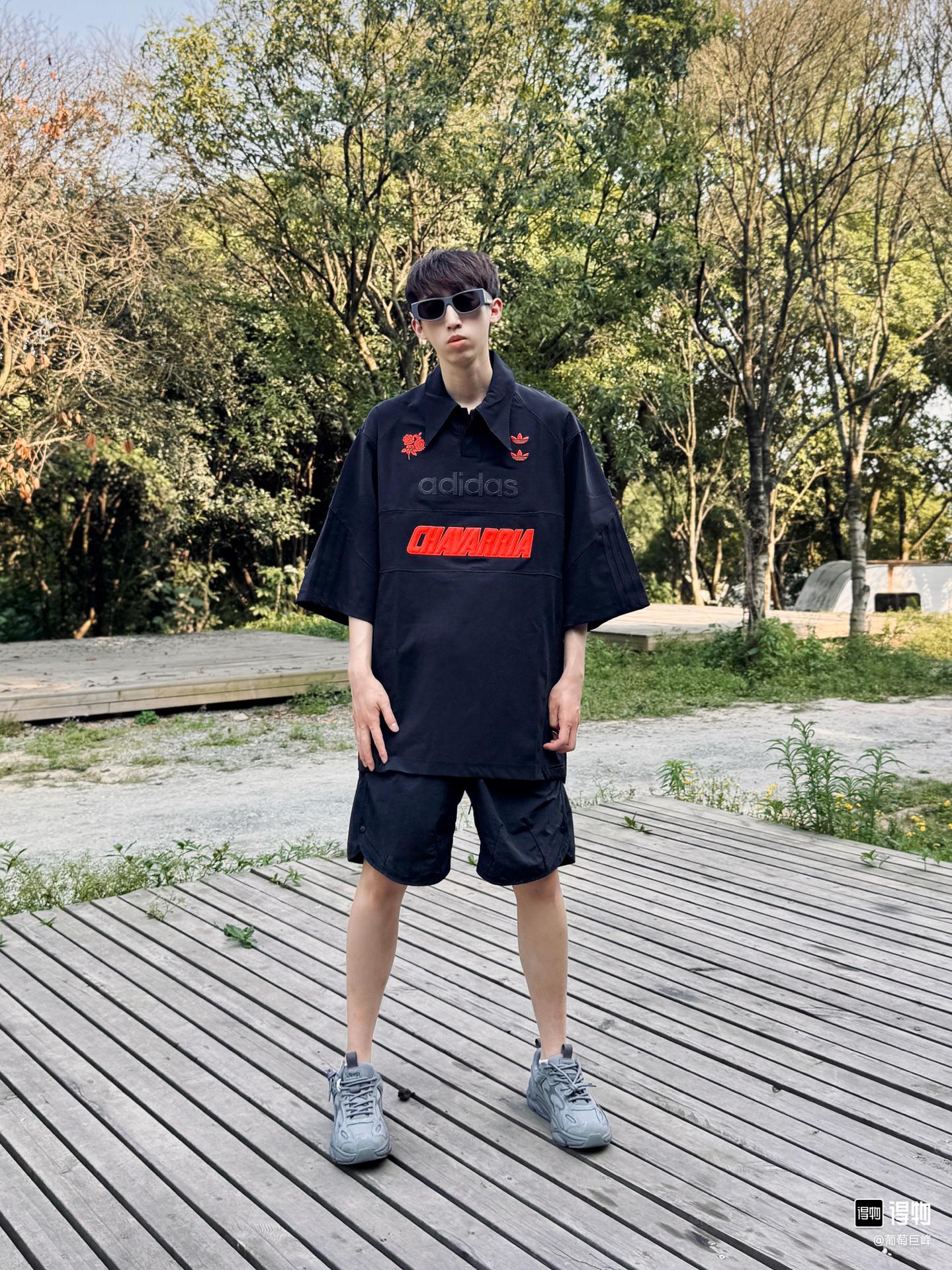 Adidas Originals x Willy Chavarria SS25 Black Polo Shirt - Comfort & Style 17 a1751960162813 4230