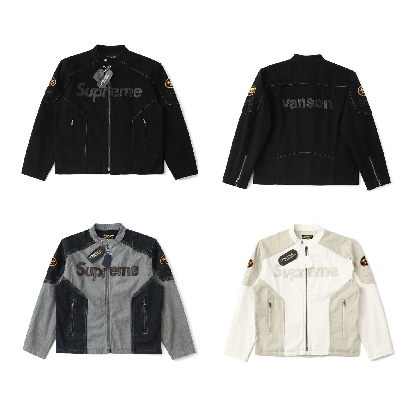 Supreme x Vanson Leathers Chaqueta Cordura SS25: Estilo Urbano y Durabilidad