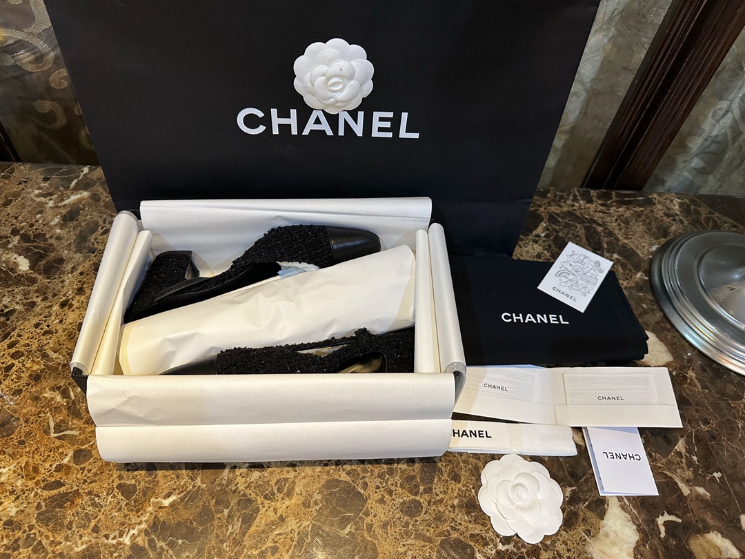 Chanel Shoes High Heel Pumps Black