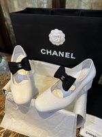 Chanel Shoes High Heel Pumps White