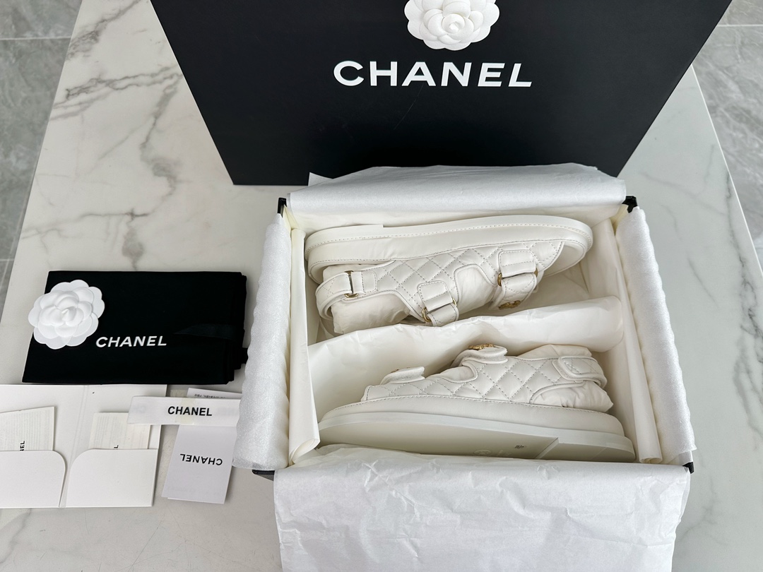 Chanel Zapatos Sandalias Piel de oveja