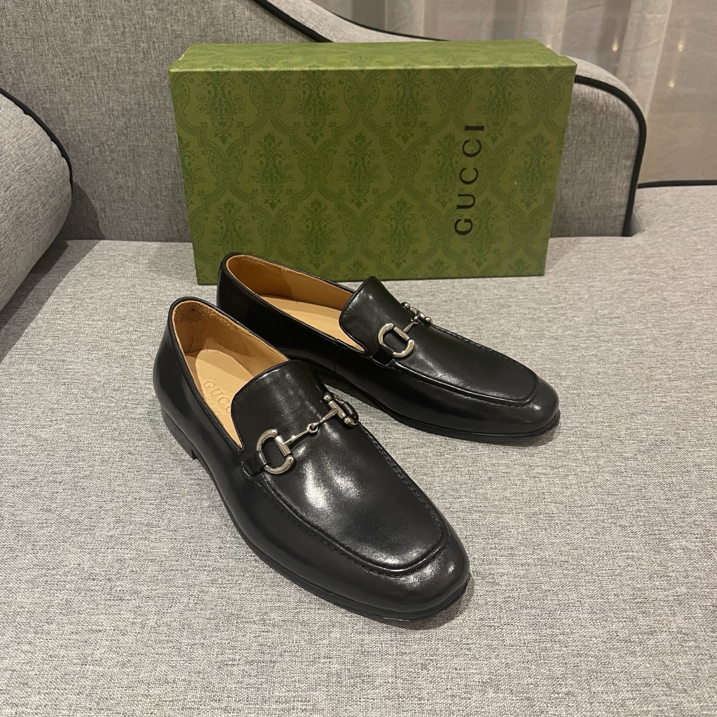 Gucci Men's Black Leather Horsebit Loafers - Size 38-45 4 i1740995279654 9739 0 2
