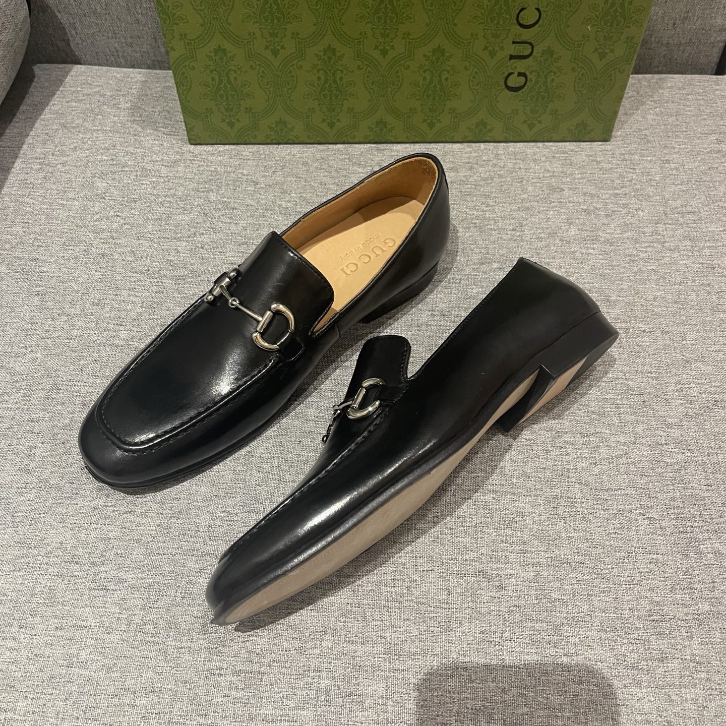 Gucci Men's Black Leather Horsebit Loafers - Size 38-45 7 i1740995287440 8078 0 5