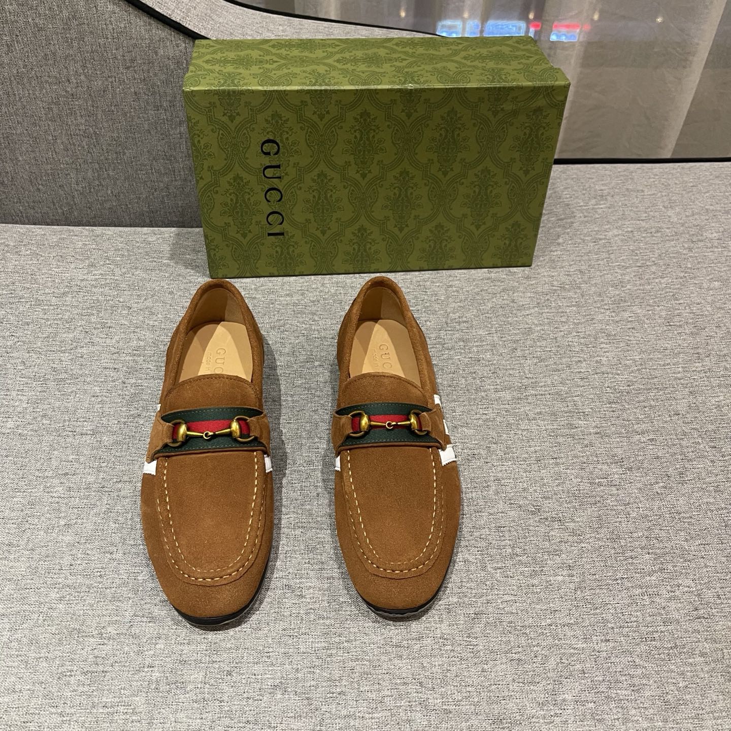 Gucci Men's Suede Horsebit Loafers - Luxurious Comfort, Sizes 38-45 2 i1740995336981 409 0 0