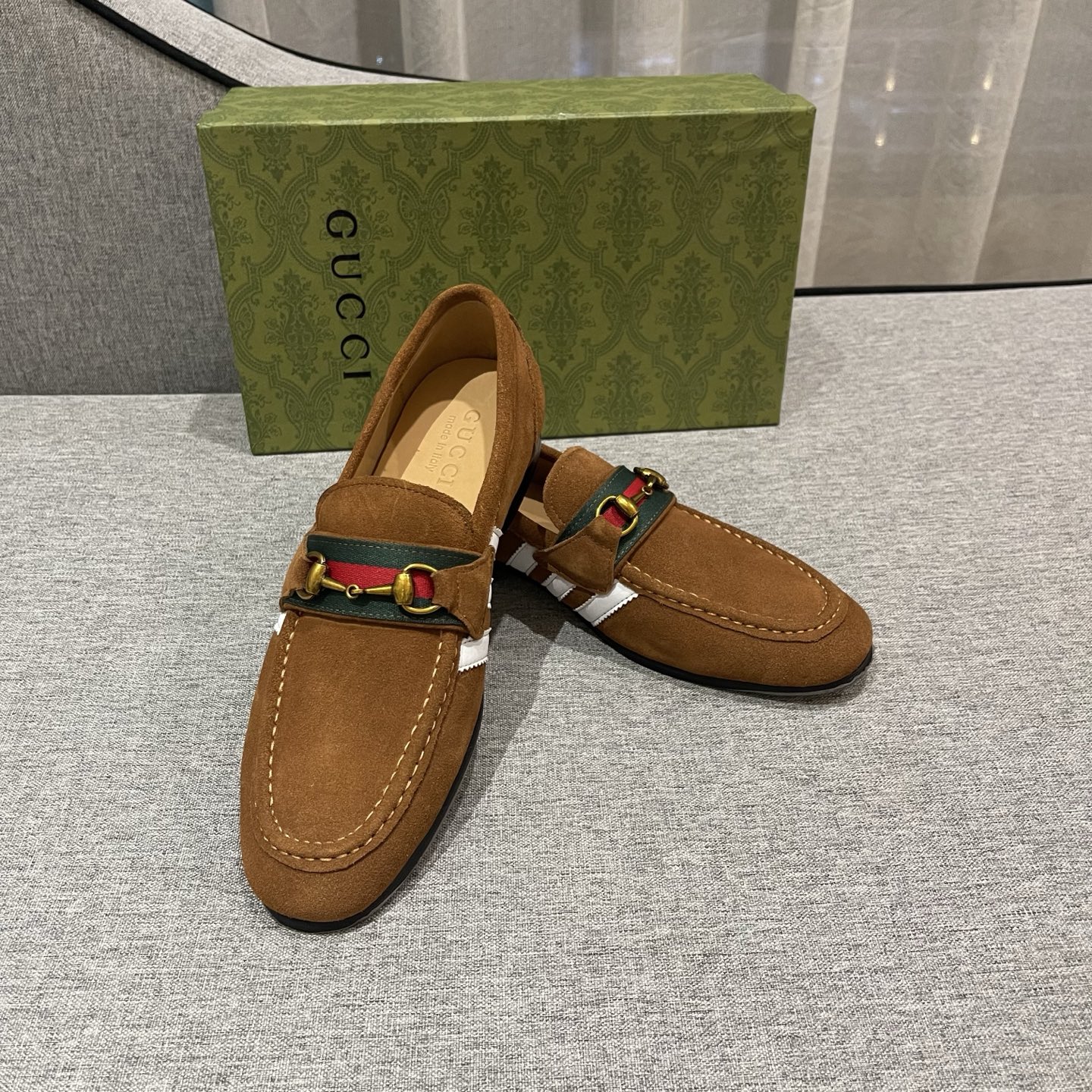 Gucci Men's Suede Horsebit Loafers - Luxurious Comfort, Sizes 38-45 4 i1740995337039 2429 0 2