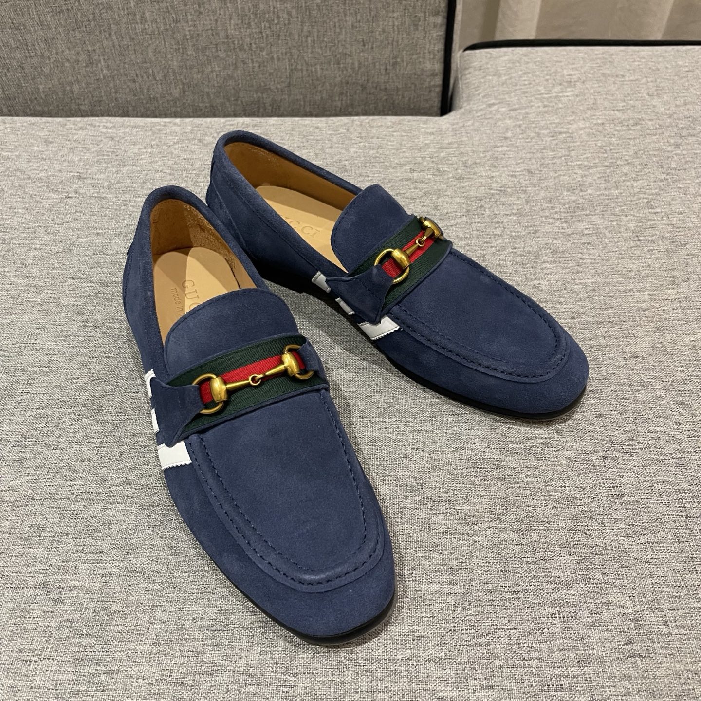 Gucci Men's Blue Suede Loafer with Horsebit Detail - EU Sizes 38-45 4 i1740995375410 5877 0 2