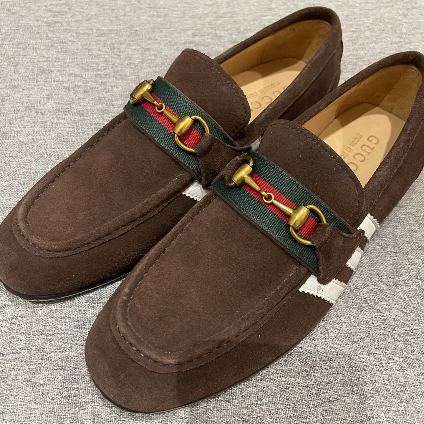 Gucci Men's Brown Suede Loafers with Horsebit Detail - Size 38-45 8 i1740995396753 8186 0 6