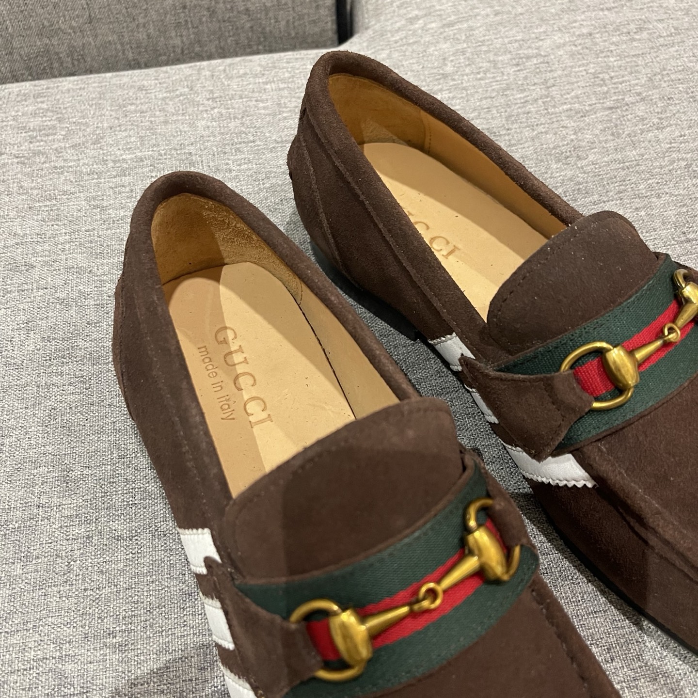 Gucci Men's Brown Suede Loafers with Horsebit Detail - Size 38-45 6 i1740995396774 3061 0 4