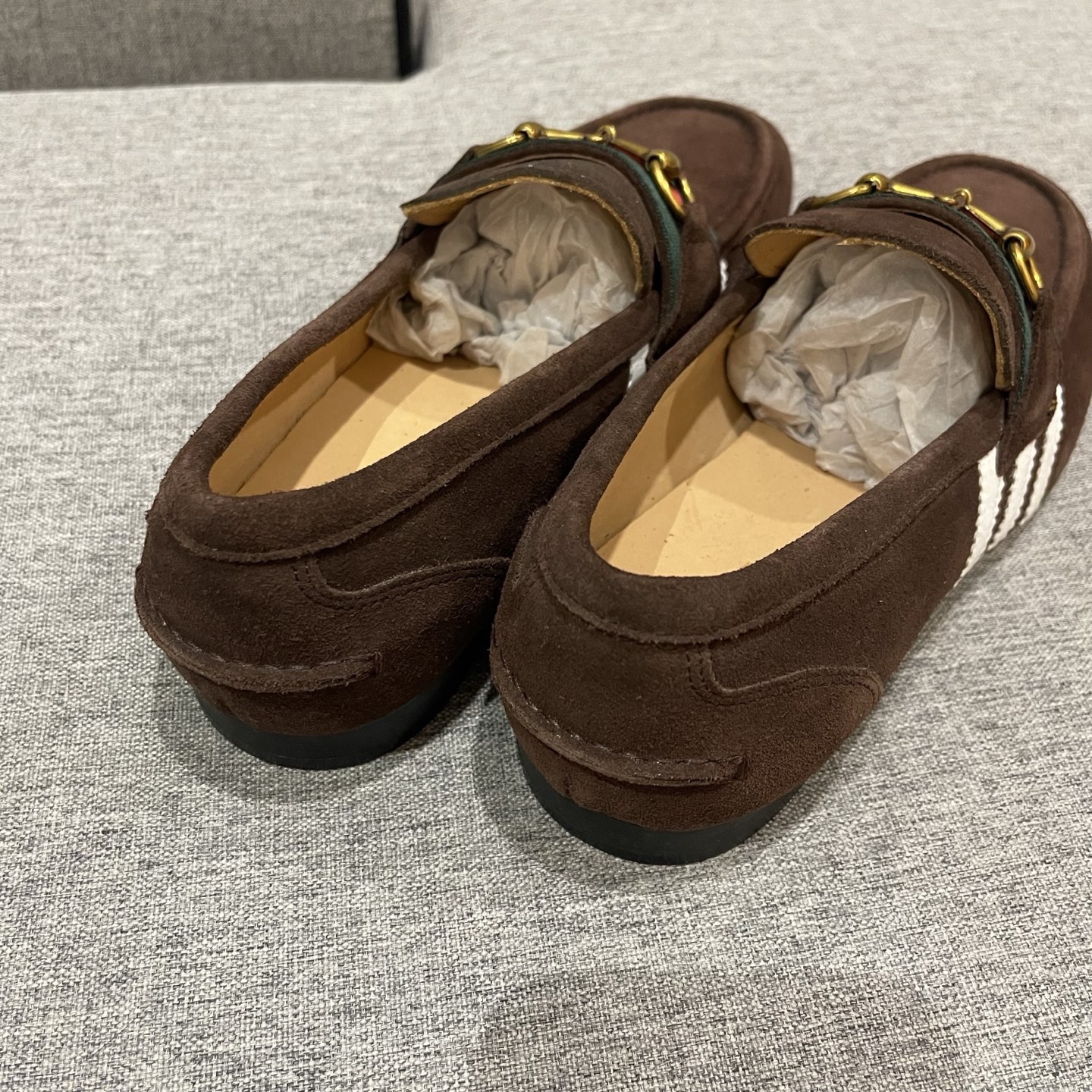 Gucci Men's Brown Suede Loafers with Horsebit Detail - Size 38-45 7 i1740995404184 3760 0 5
