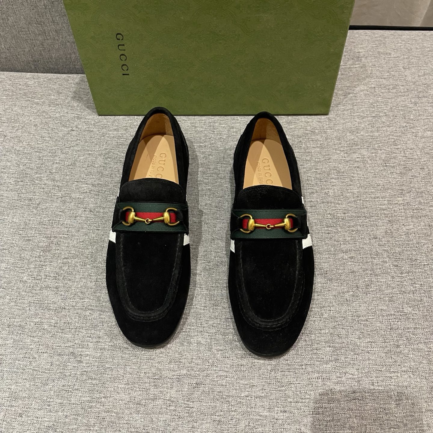 Gucci Men's Black Suede Loafers with Horsebit Detail - Size 38-45 2 i1740995430548 177 0 0