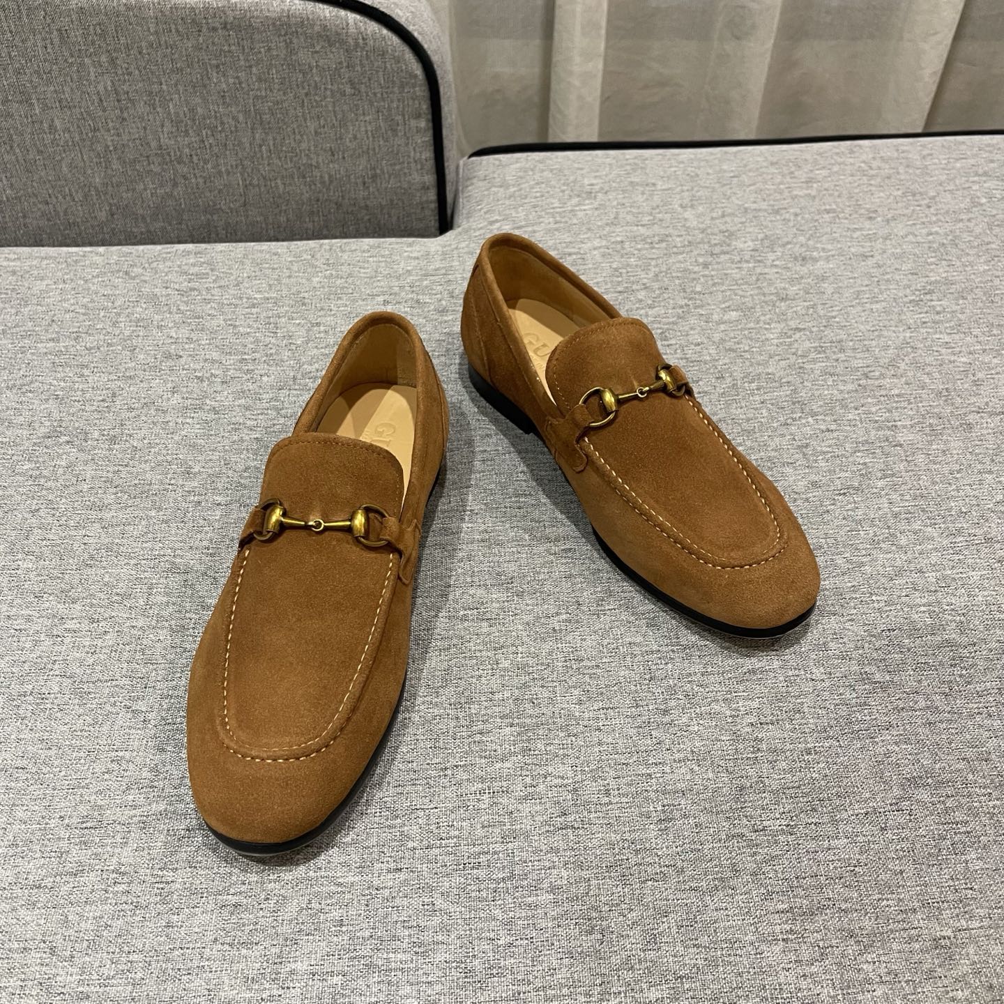 Gucci Men's Suede Horsebit Loafers - Luxurious Comfort & Style, Sizes 38-45 4 i1740995479804 1859 0 2
