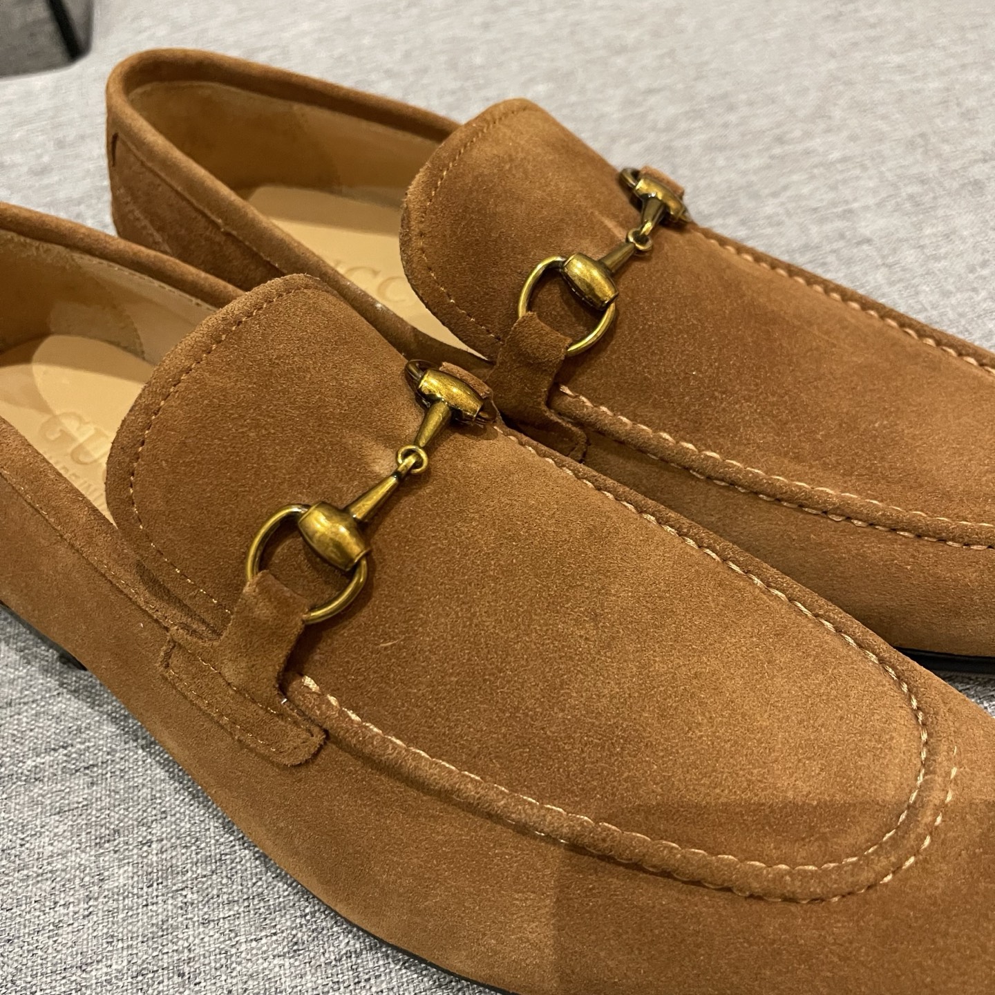 Gucci Men's Suede Horsebit Loafers - Luxurious Comfort & Style, Sizes 38-45 7 i1740995487383 953 0 5