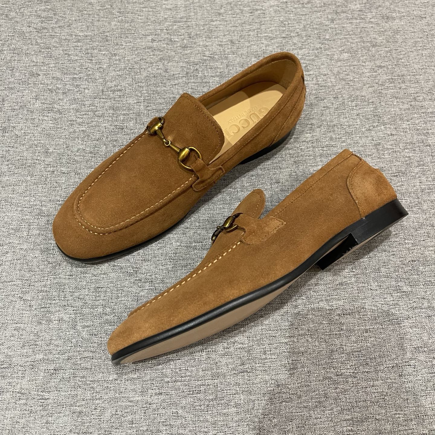 Gucci Men's Suede Horsebit Loafers - Luxurious Comfort & Style, Sizes 38-45 9 i1740995487399 5145 0 7
