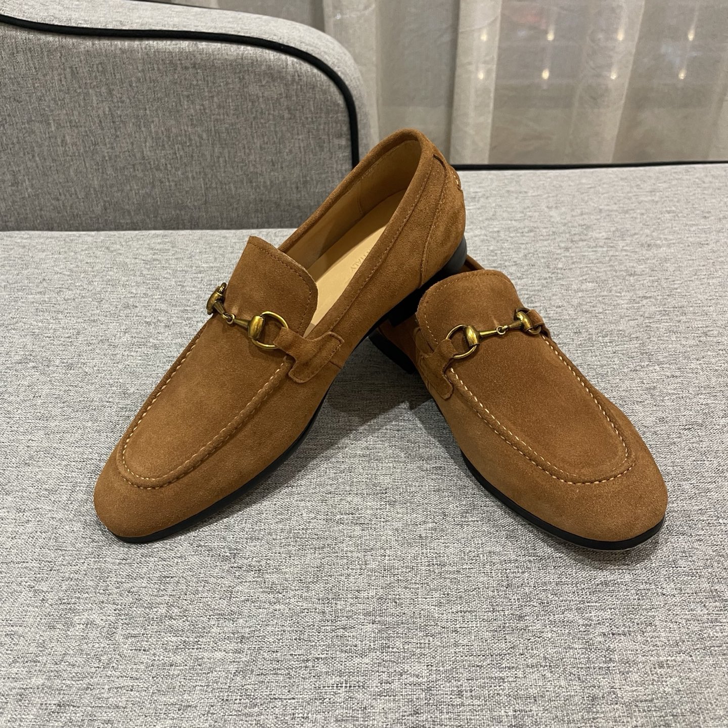 Gucci Men's Suede Horsebit Loafers - Luxurious Comfort & Style, Sizes 38-45 5 i1740995487415 1257 0 3