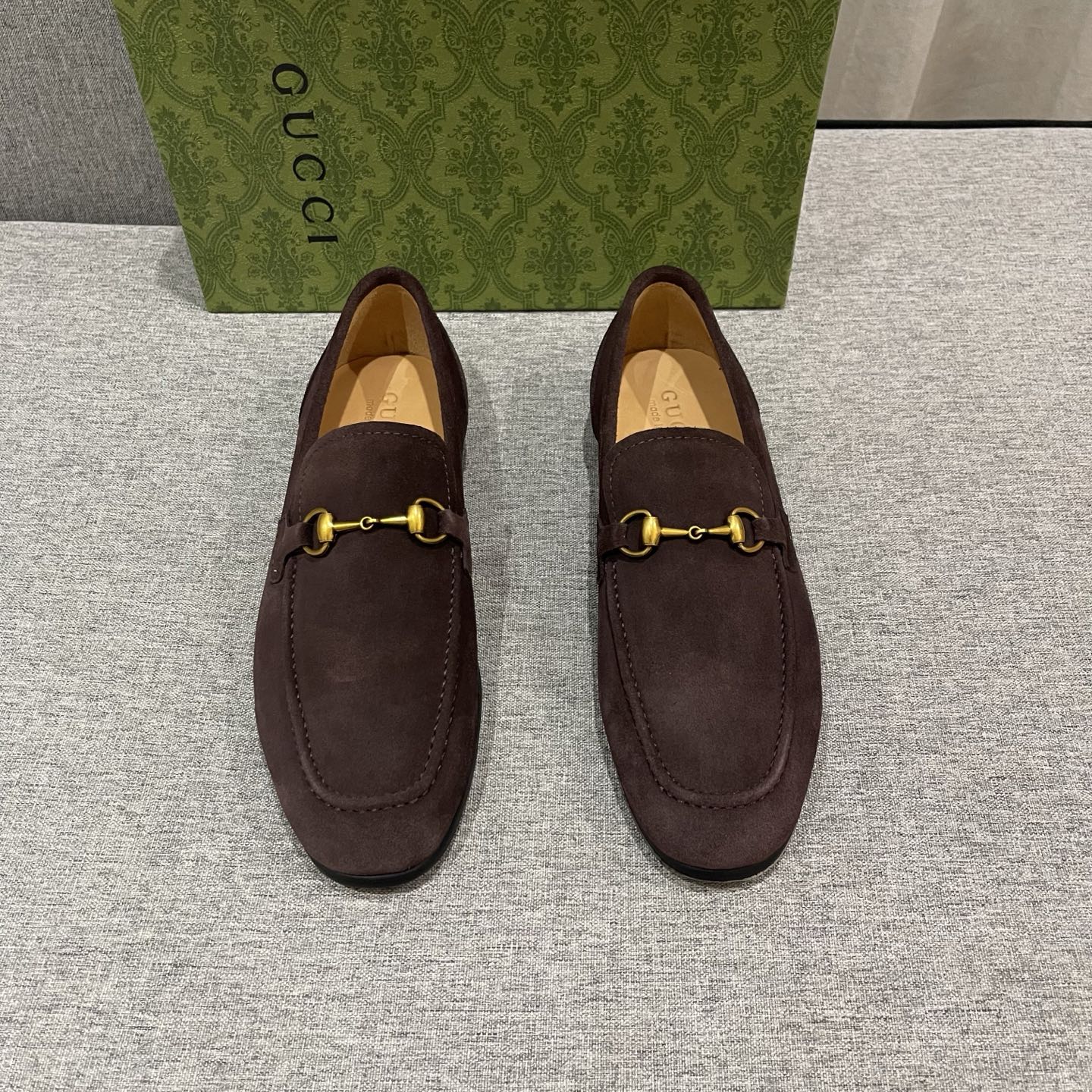 Gucci Men's Brown Suede Horsebit Loafers - Comfortable & Stylish 2 i1740995498054 6994 0 0