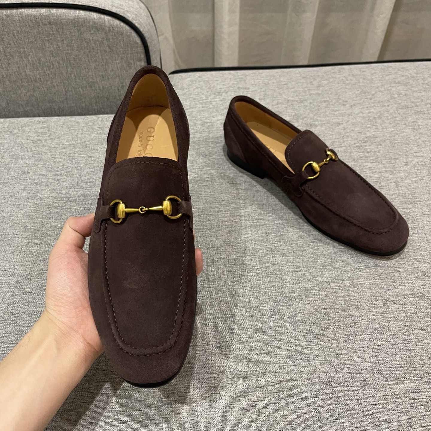 Gucci Men's Brown Suede Horsebit Loafers - Comfortable & Stylish 9 i1740995498164 1909 0 7