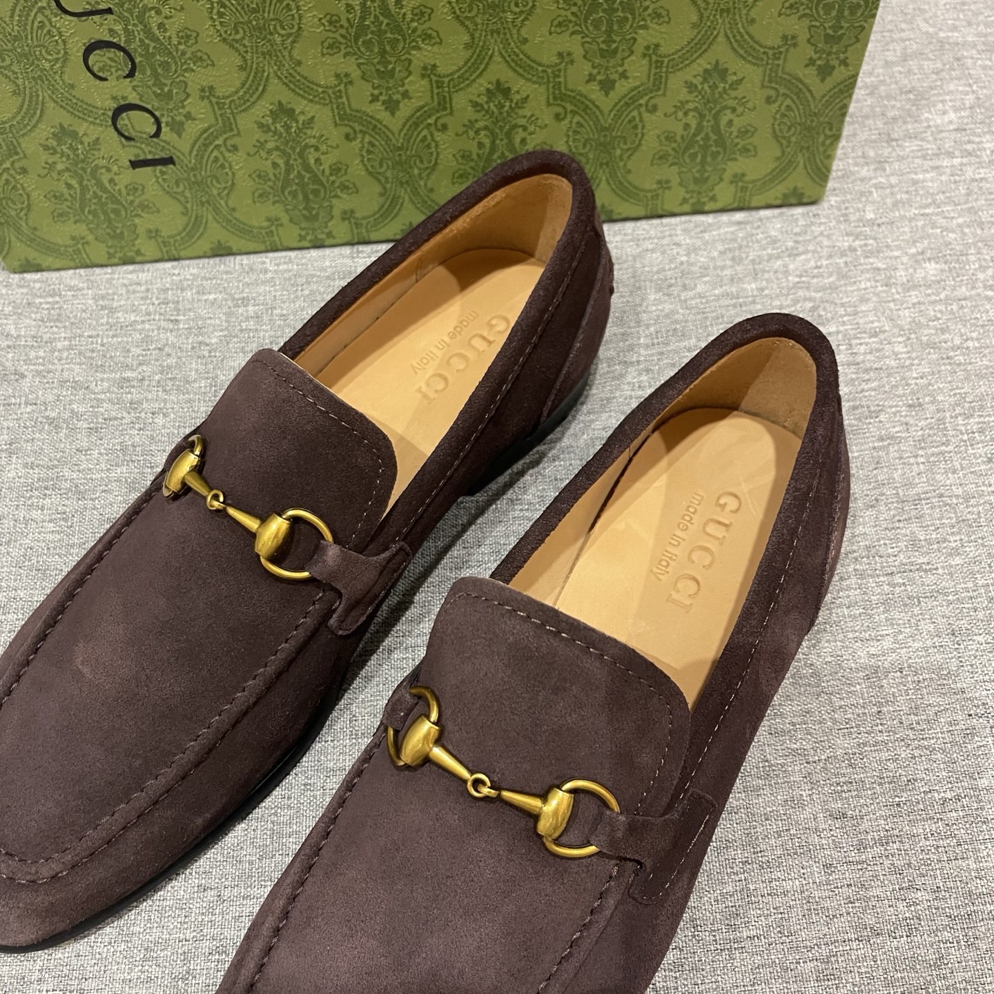 Gucci Men's Brown Suede Horsebit Loafers - Comfortable & Stylish 5 i1740995504292 8648 0 3