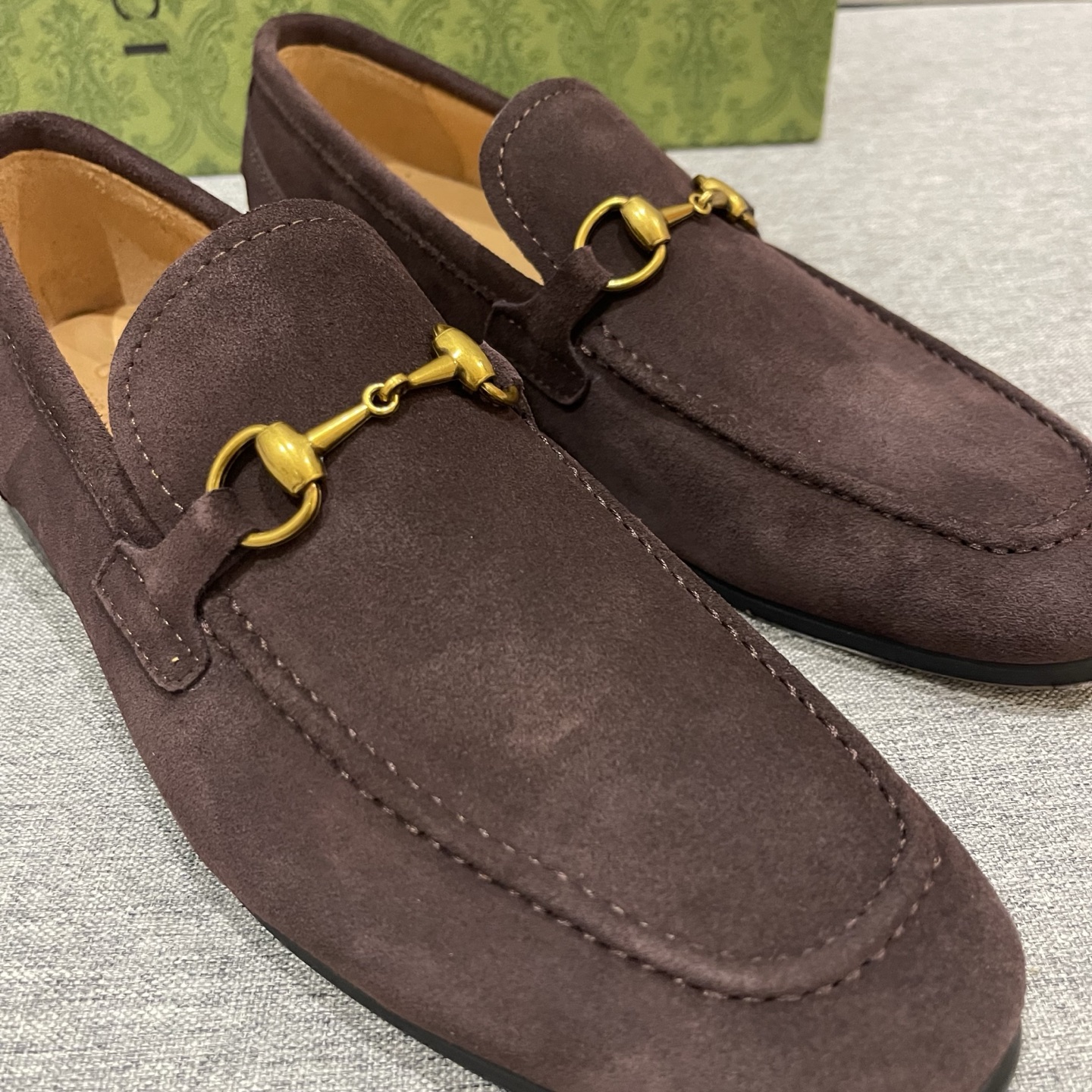 Gucci Men's Brown Suede Horsebit Loafers - Comfortable & Stylish 6 i1740995504333 2625 0 4