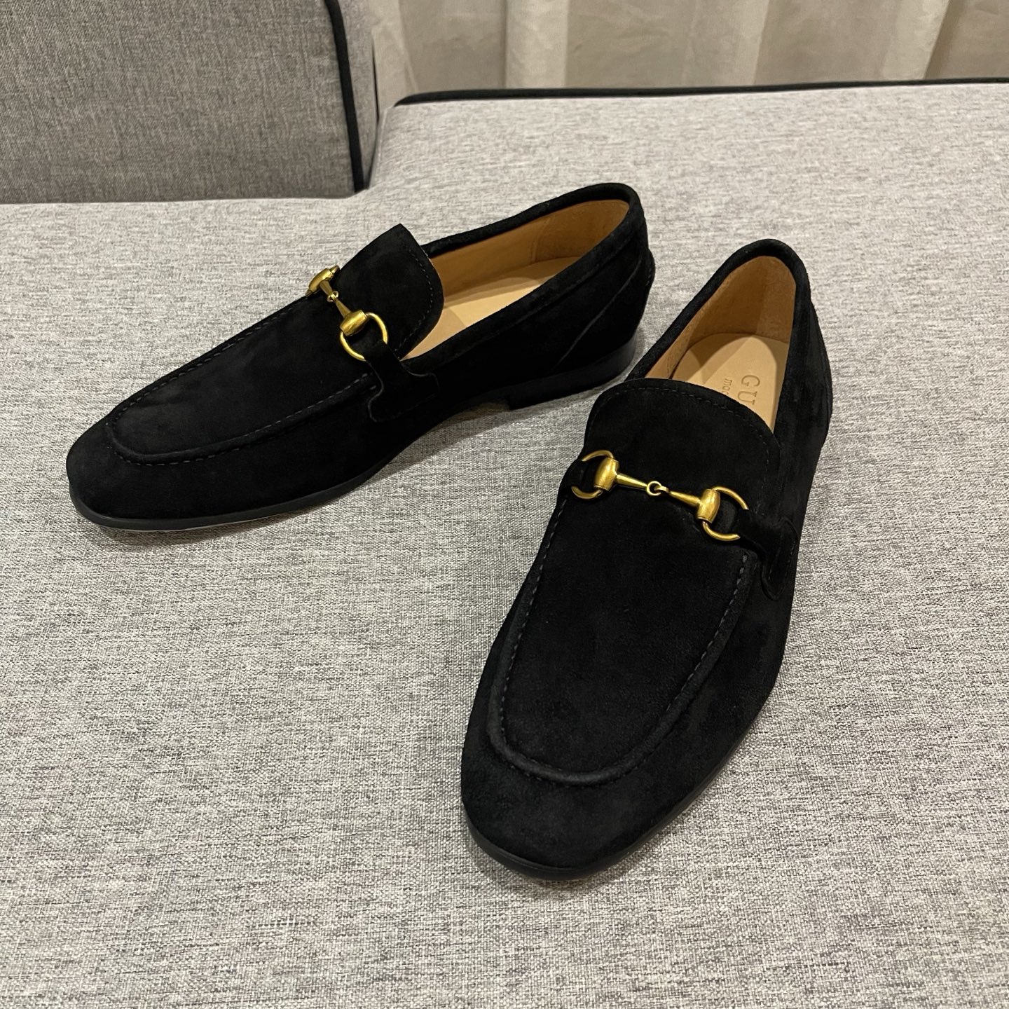Gucci Men's Black Suede Horsebit Loafers - Comfortable & Stylish 9 i1740995512517 1564 0 7