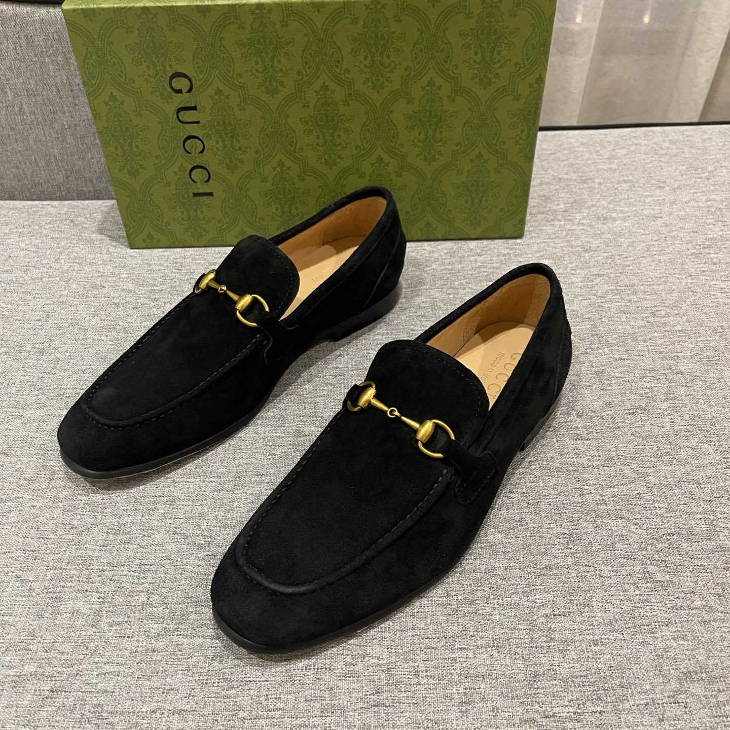 Gucci Men's Black Suede Horsebit Loafers - Comfortable & Stylish 3 i1740995520074 6099 0 1
