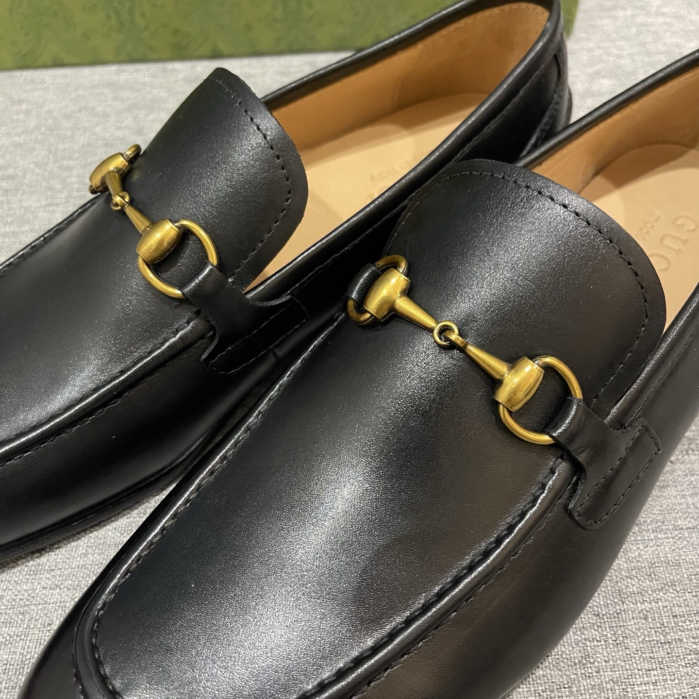Gucci Men's Black Leather Horsebit Loafers Comfortable & Stylish Shoes 6 i1740995926427 1636 0 4