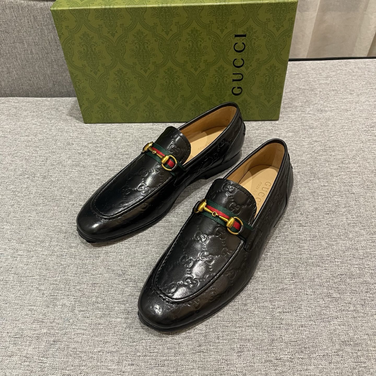 Gucci Men's Leather Loafers With Horsebit Hardware, Black 3 i1740995955415 406 0 1