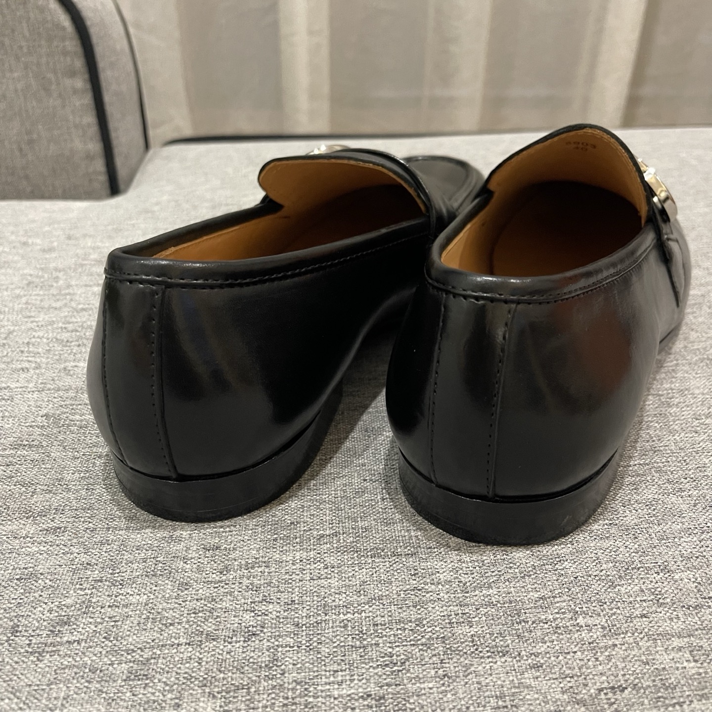 Gucci Men's Black Leather Loafers with Double G Hardware, Size 38-45 7 i1740996027667 9346 0 5