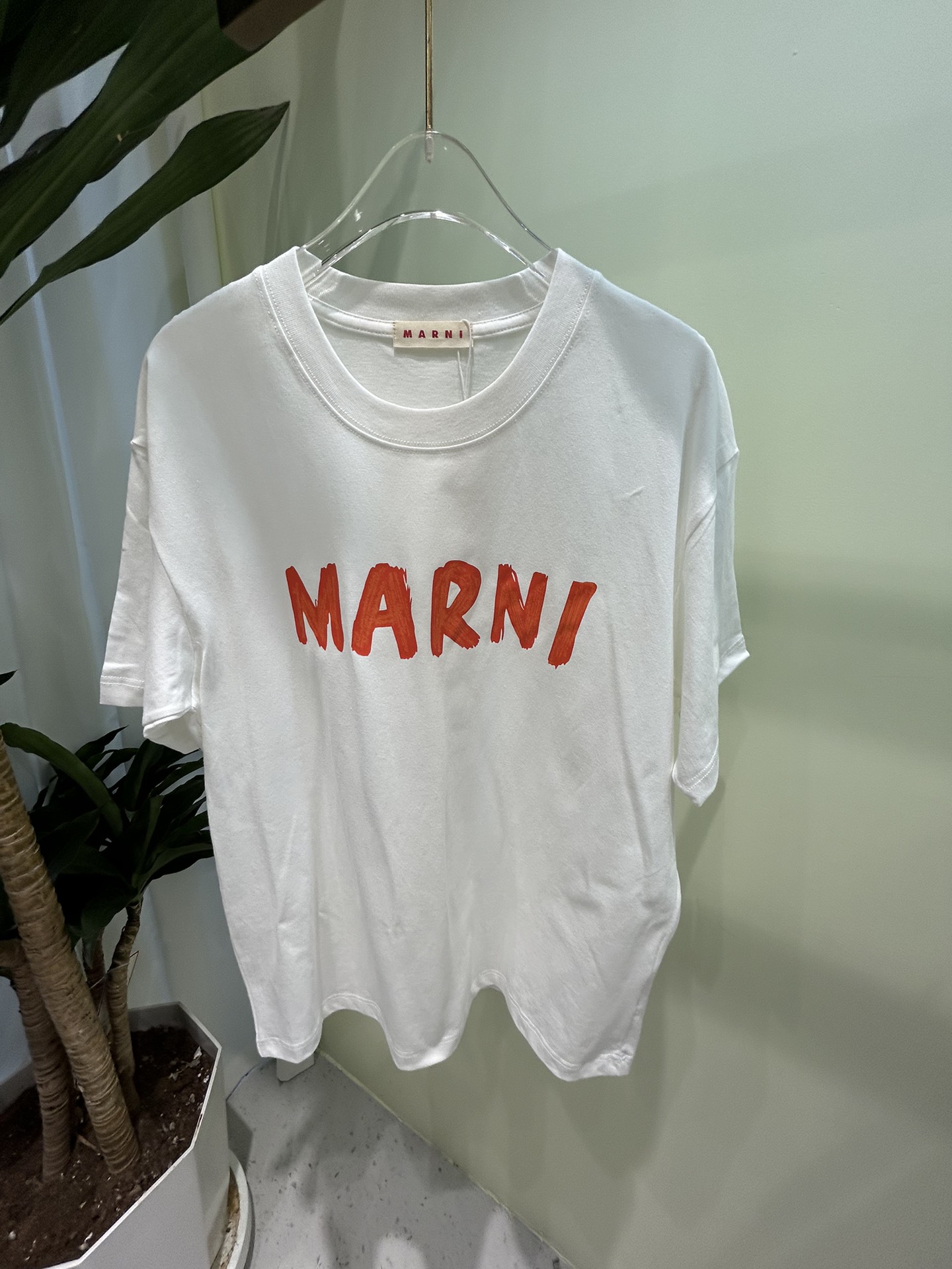 【MARNI】A00%棉短袖T恤，S-XXL