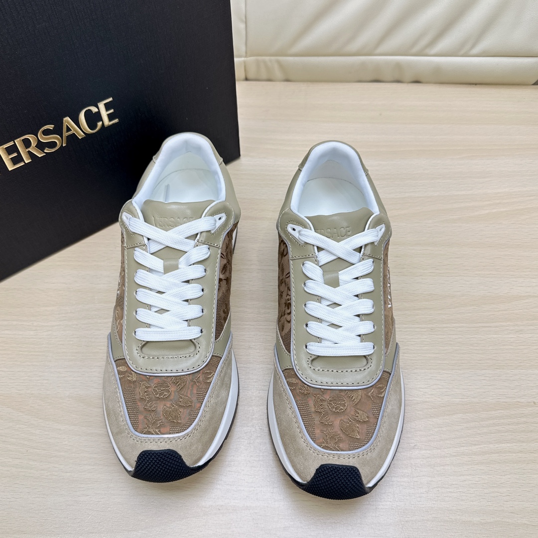 Real VERSAC*Versace 2024🆕Zapatos deportivos casuales y deportivos para hombre, el mismo estilo que el progra…