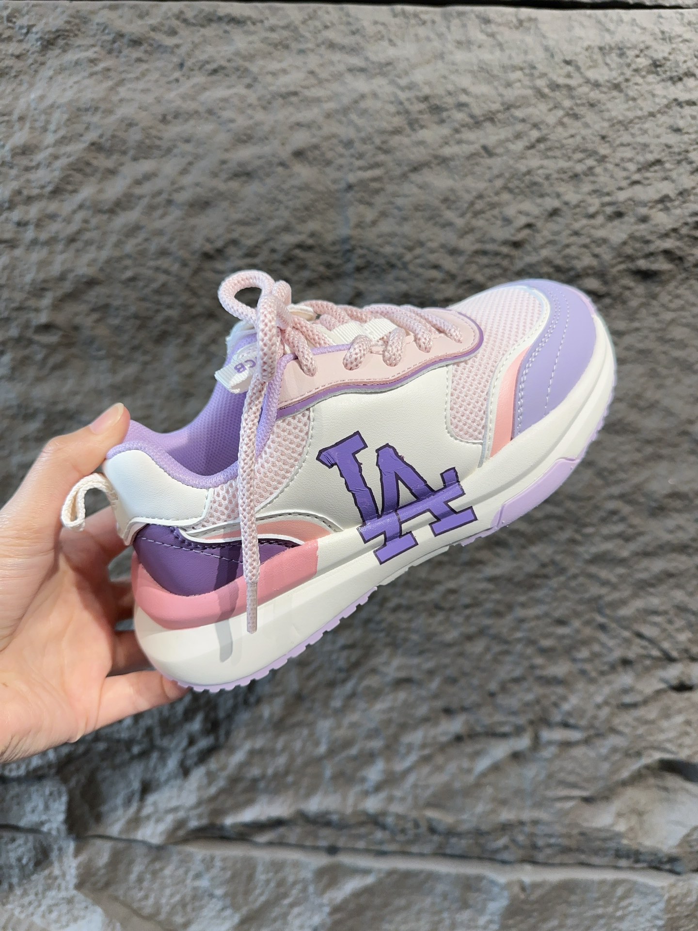 图片[3]-MLB 3ASHRJ13N MLB纽约洋基队LA复古休闲老爹鞋童鞋 系带+内侧魔术贴 注意尺码：31-37-选品中心