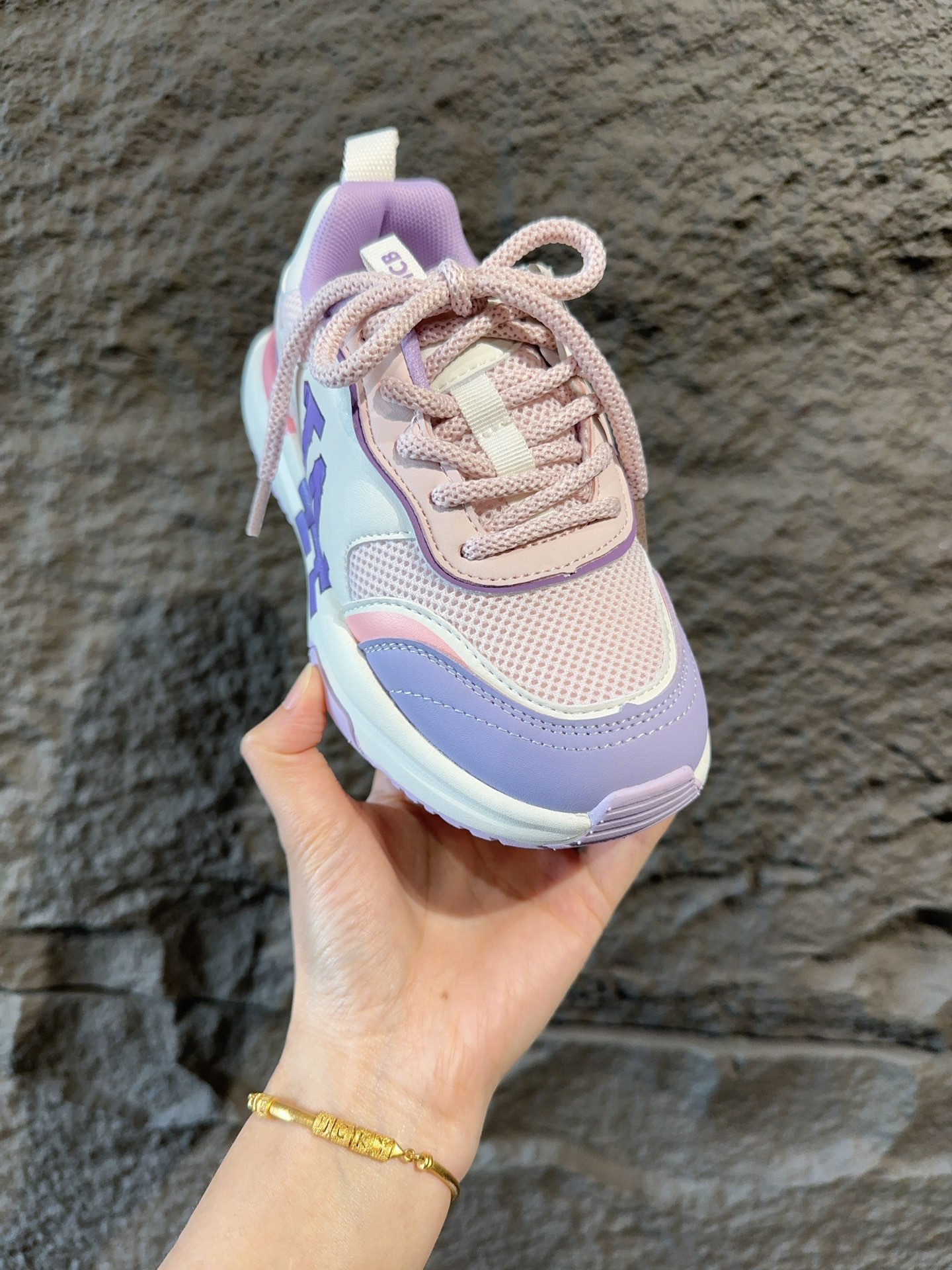 图片[2]-MLB 3ASHRJ13N MLB纽约洋基队LA复古休闲老爹鞋童鞋 系带+内侧魔术贴 注意尺码：31-37-选品中心