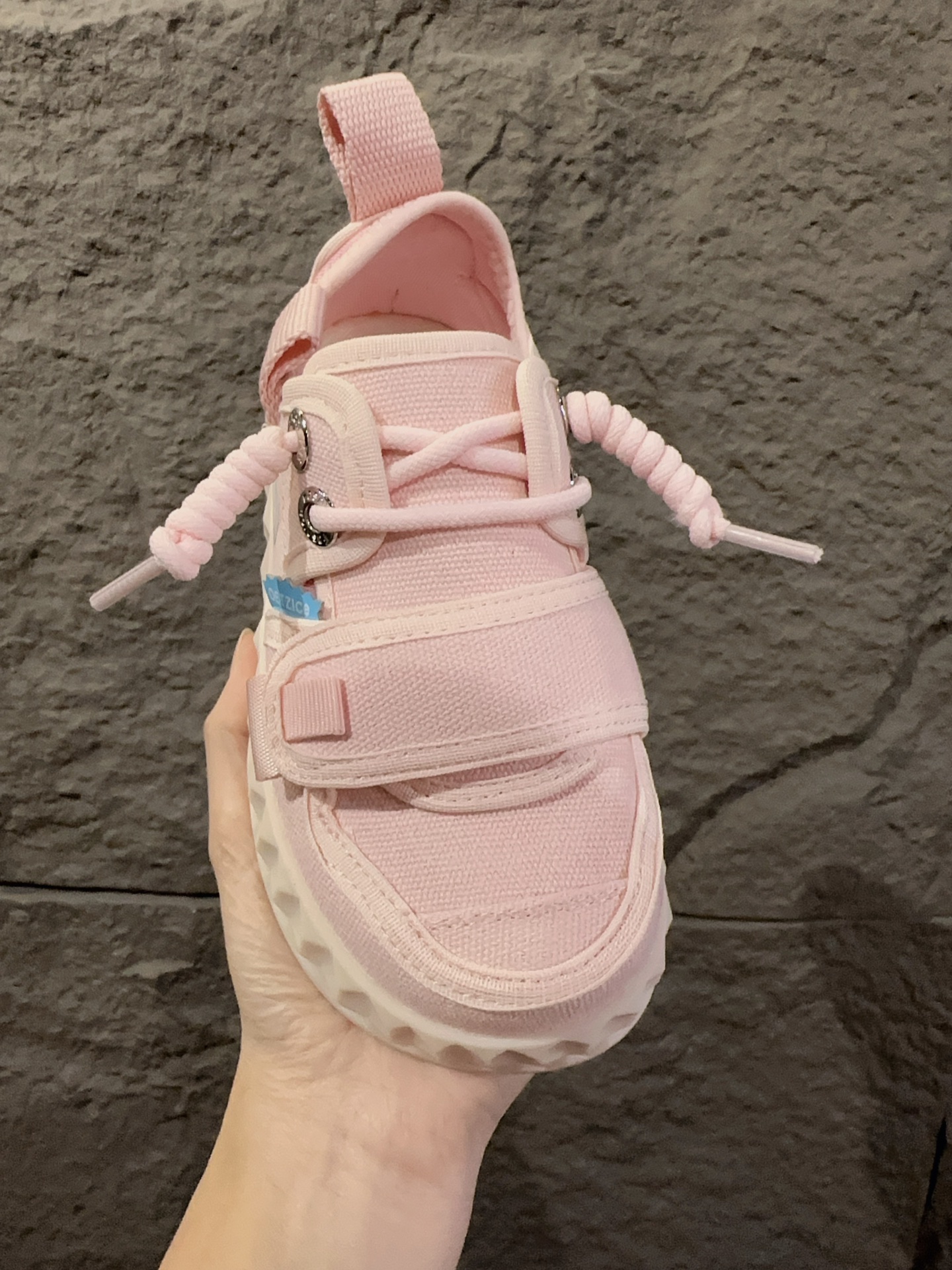 图片[2]-特价不退不换 OETZI 冰人奥兹丑萌帆布鞋童鞋 OETZI冰山果冻鞋厚底丑萌板鞋 系带方式：松紧带 号码：26-37-选品中心