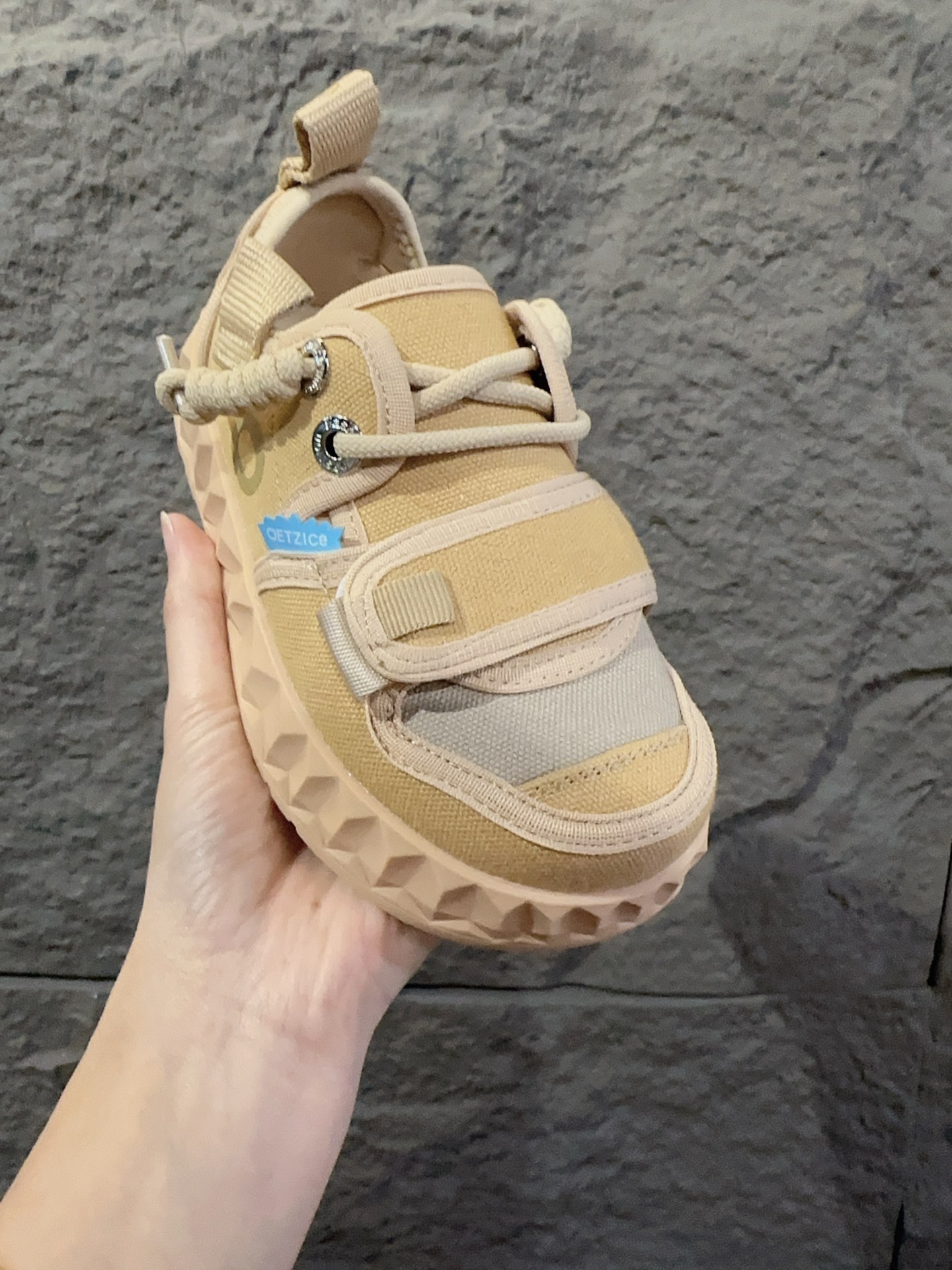 图片[2]-OETZI 冰人奥兹丑萌帆布鞋童鞋 OETZI冰山果冻鞋厚底丑萌板鞋 系带方式：松紧带 号码：26-37-选品中心