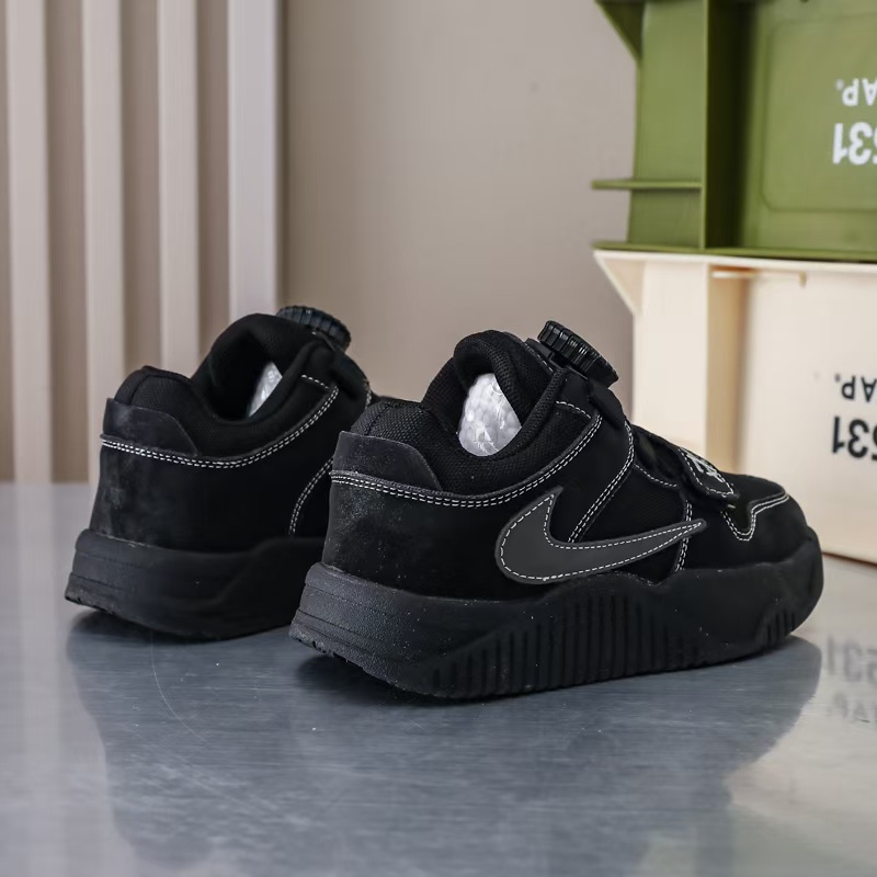 图片[6]-NIKE AJ1 Travis Scott 篮球鞋 耐克倒钩耐磨防滑减震TS复古联名新款篮球鞋 旋转纽扣 双面绒+牛筋布 26-37-选品中心