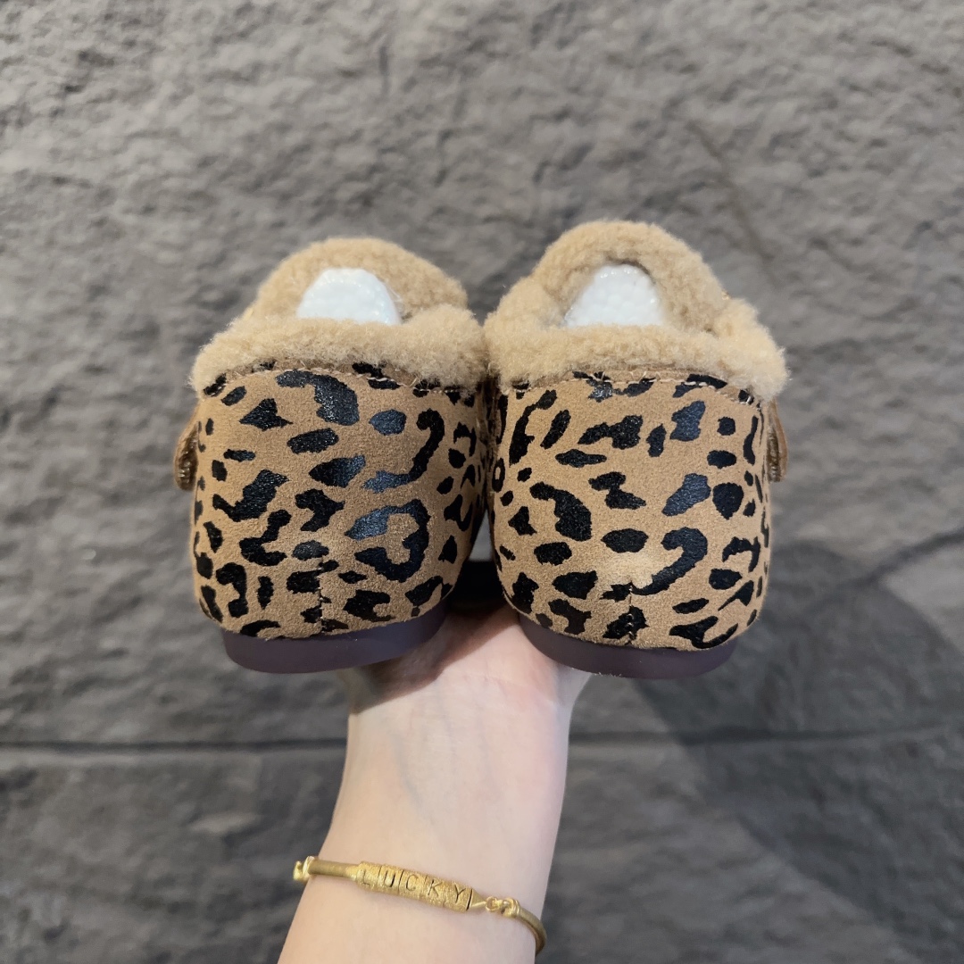 图片[7]-勃肯加绒童鞋 BIRKENSTOCK勃肯加绒保暖洋气豆豆鞋 真皮软底可爱保暖防冻网红爆款 外侧魔术贴，26-37-选品中心