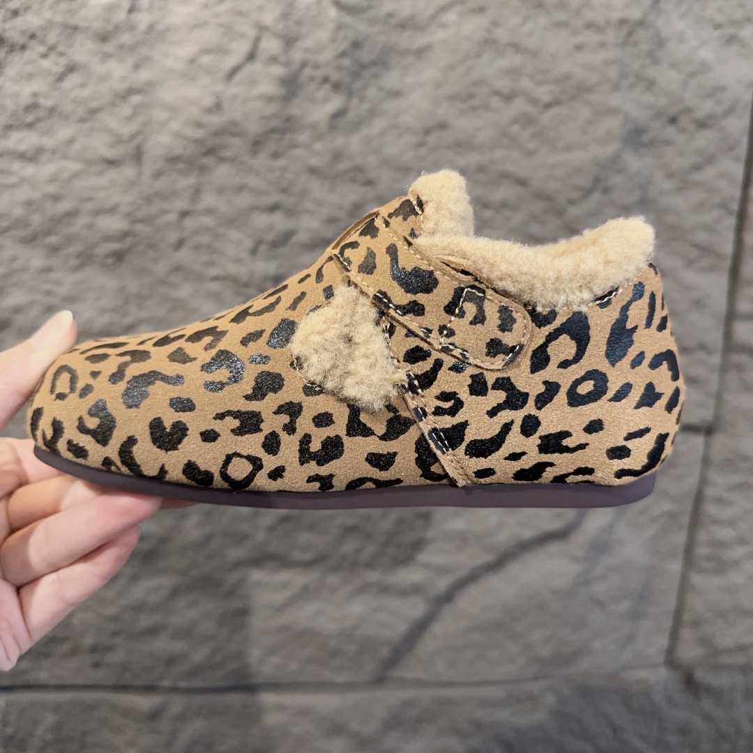 图片[6]-勃肯加绒童鞋 BIRKENSTOCK勃肯加绒保暖洋气豆豆鞋 真皮软底可爱保暖防冻网红爆款 外侧魔术贴，26-37-选品中心