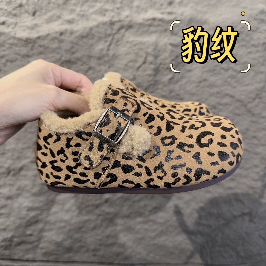 图片[3]-尺码表+集合图 勃肯加绒童鞋 BIRKENSTOCK勃肯加绒保暖洋气豆豆鞋-选品中心