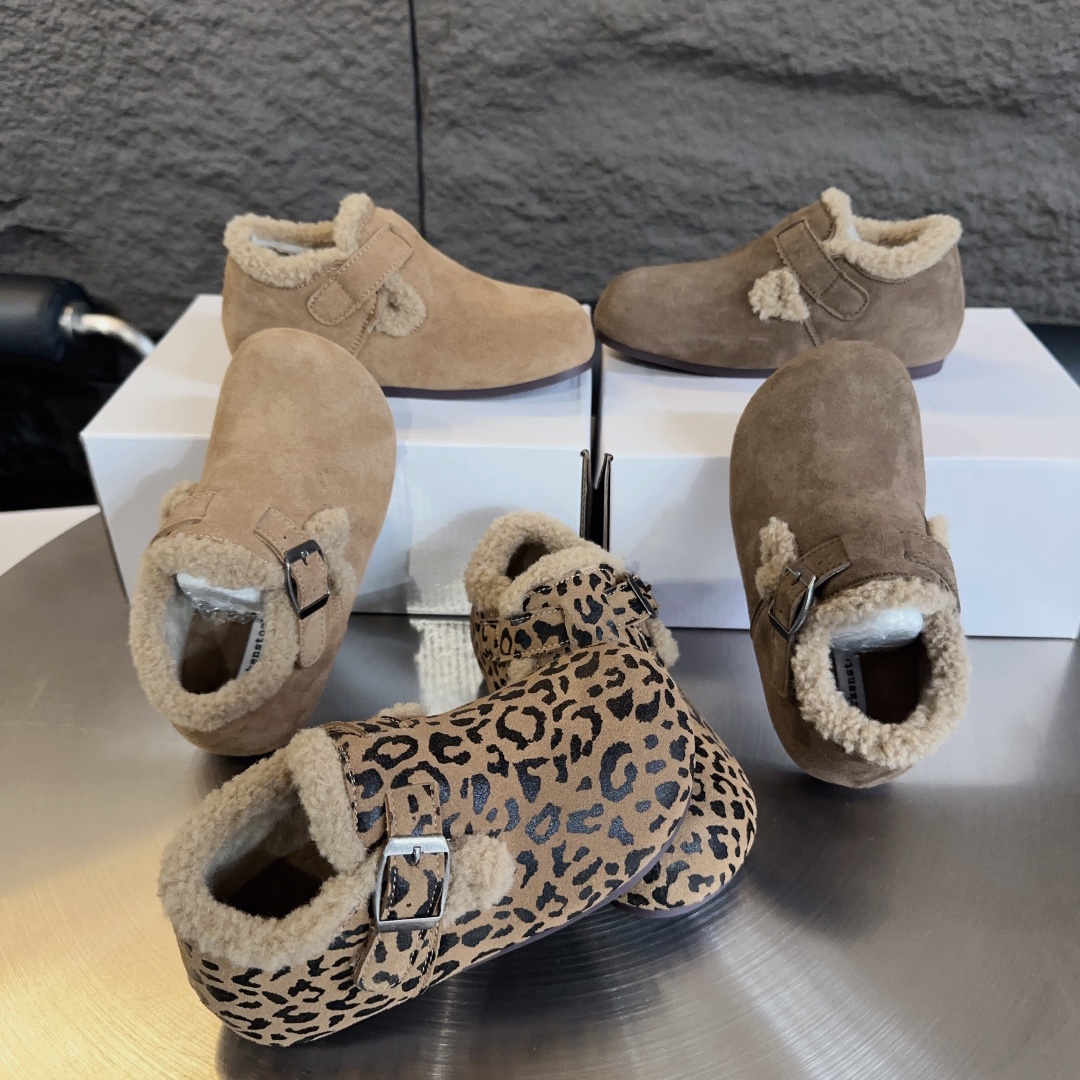 图片[9]-尺码表+集合图 勃肯加绒童鞋 BIRKENSTOCK勃肯加绒保暖洋气豆豆鞋-选品中心