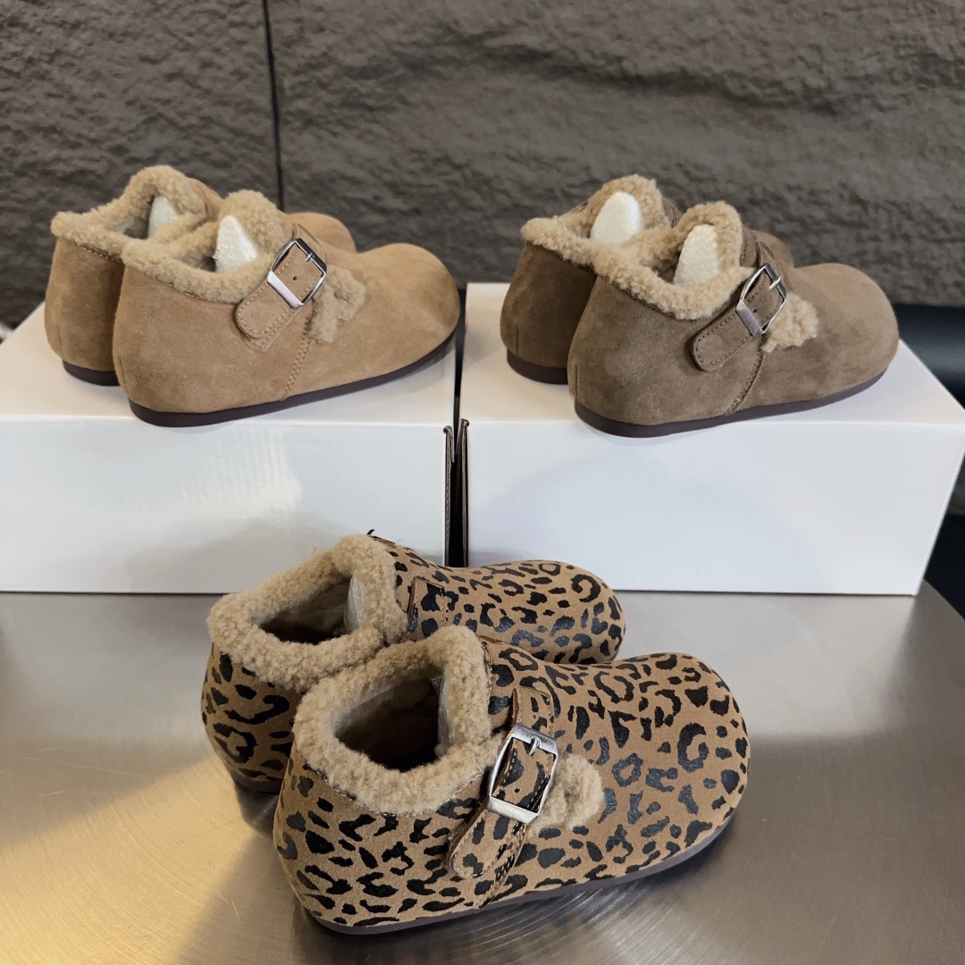 图片[8]-尺码表+集合图 勃肯加绒童鞋 BIRKENSTOCK勃肯加绒保暖洋气豆豆鞋-选品中心