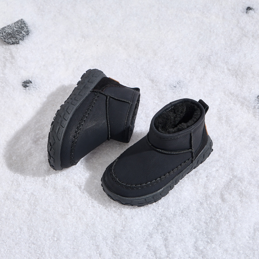 图片[4]-UGG轮胎底雪地靴 UGG加绒保暖登山防滑户外雪地靴童鞋 真皮软底保暖防冻网红爆款棉鞋 26-37-选品中心